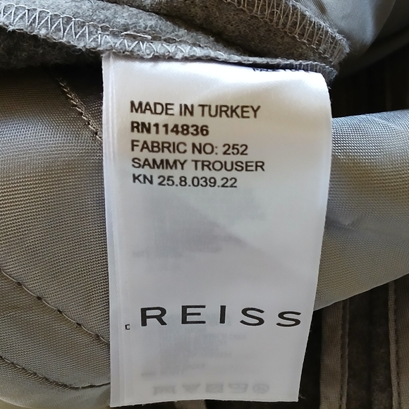 REISS SAMMY WOOL TROUSER SIZE 8 - Picture 6 of 8